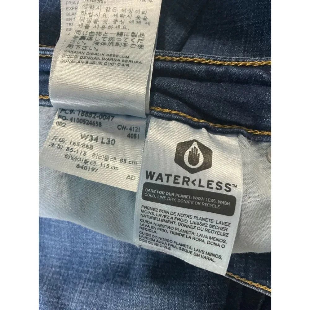 Levi's‎ 721 High Rise Skinny Jeans men's Size 34 Blue Denim